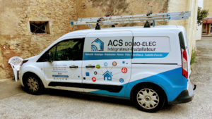 ACS DOMO-ELEC Maître d’uvre Electricité Domotique Climatisation Alarme Vidéo Surveillance Contrôle daccès à Ouveillan