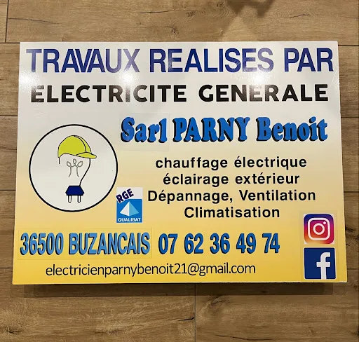 Parny Benoit BP Electricité Bâtiment