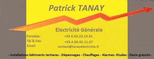 TANAY Patrick Électricité tertiaire, industrielle