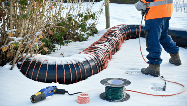 Comment installer un câble de chauffage antigel pour vos canalisations extérieures ?