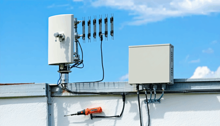 Comment relier une antenne TNT au tableau de communication sans perdre de signal ?