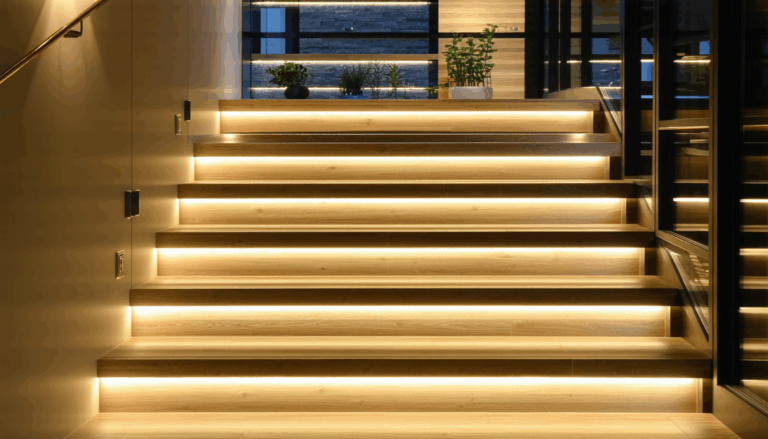 Installer un éclairage d’escalier LED avec batterie de secours : mode d’emploi
