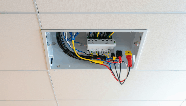 découvrez comment prolonger un circuit électrique en toute sécurité grâce à une boîte de dérivation intégrée à un faux plafond tendu. suivez nos conseils pratiques pour une installation réussie et esthétiquement agréable.