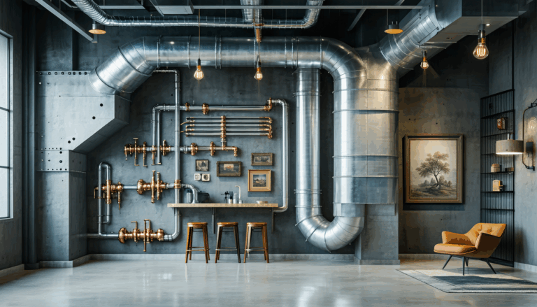 Rénover les gaines IRL pour une touche design industriel